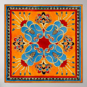 Assyrian Ornament Print by E. A. Nedwill Poster (Vorne)