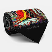 Assyrian Queen Neck Tie Krawatte (Gerollt)