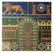 Assyrian Retro Pattern Fliese (Vorderseite)