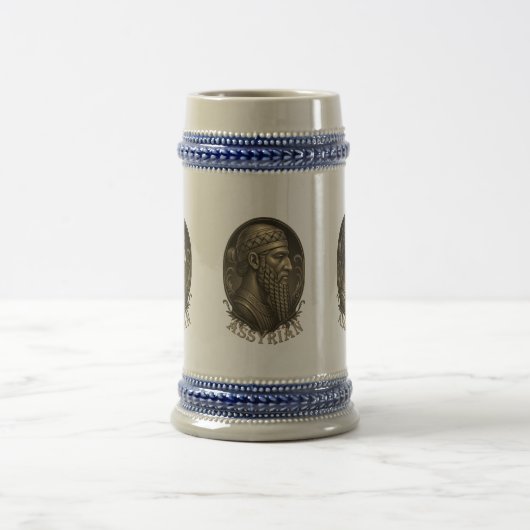 Assyrian ( SARGON )Mug Bierglas (Mittel)