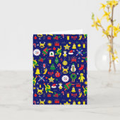 Assyrian Small, 4" x 5,6" Faltkarte Karte (Gelbe Blume)