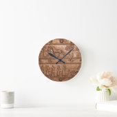 Assyrian Tor Runde Wanduhr (Zuhause)