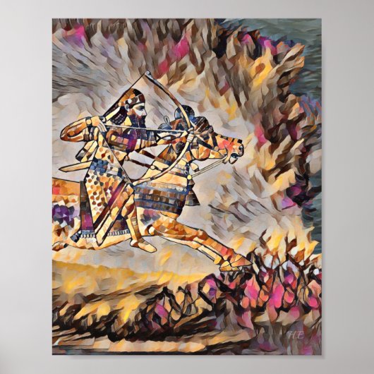 Assyrian Warrior Print, Value Poster Paper (Matte) (Vorne)