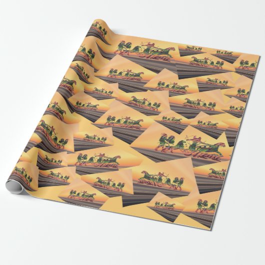 Assyrian Warrior Wrapping Paper Geschenkpapier (Ungerollt)