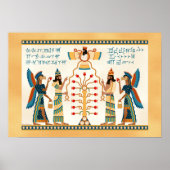 Assyrianer Baum des Lebens Poster (Vorne)