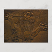 Assyrianer Steinrelief in nördlicher Mesopotamie Postkarte (Vorderseite)
