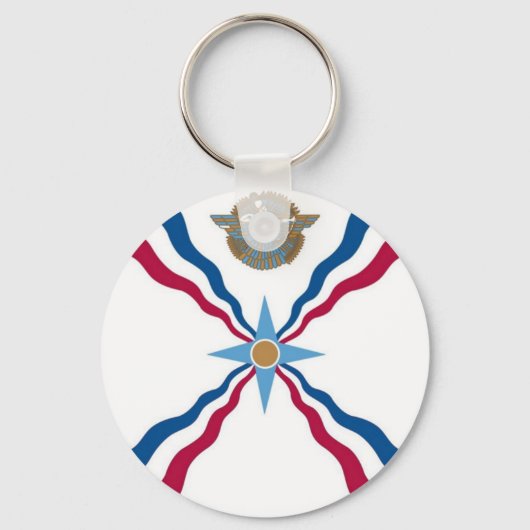 AssyrianFlag KEY CHAIN Schlüsselanhänger (Vorderseite)