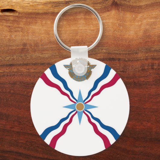 AssyrianFlag KEY CHAIN Schlüsselanhänger (Vorderseite)
