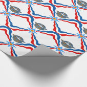 AssyrianFlagge Geschenkpapier (Ecke)