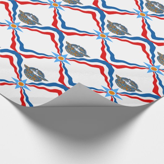 AssyrianFlagge Geschenkpapier (Ecke)