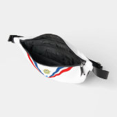 Assyrianische Fahne Druckknopfbeutel Bauchtasche (Offen)