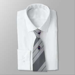 Assyrianische Flagge in Circle Neck Tie Krawatte