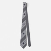 Assyrianische Flagge in Circle Neck Tie Krawatte (Vorderseite)