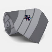 Assyrianische Flagge in Circle Neck Tie Krawatte (Gerollt)