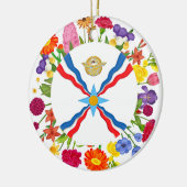 Assyrianische Keramik Circle Ornament (Links)