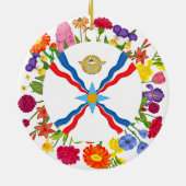Assyrianische Keramik Circle Ornament (Hinten)