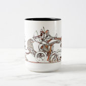 Assyrianische Krieger-Tasse Zweifarbige Tasse (Mittel)