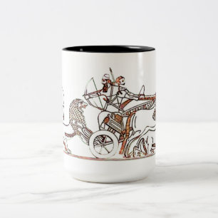 Assyrianische Krieger-Tasse Zweifarbige Tasse