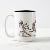 Assyrianische Krieger-Tasse Zweifarbige Tasse (Links)