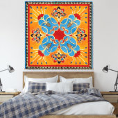 Assyrianische Ornamente Print Leinwand Art (Insitu (Schlafzimmer))