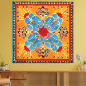 Assyrianische Ornamente Print Leinwand Art (Insitu (Wohnzimmer))