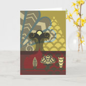 Assyrianische Palace-Designkarte Karte (Gelbe Blume)