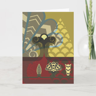 Assyrianische Palace-Designkarte Karte