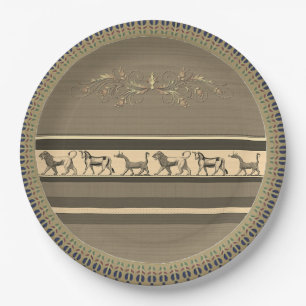 Assyrianische Papierplatte Pappteller
