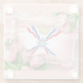 Assyrianische Rose Untersetzer (Rückseite)