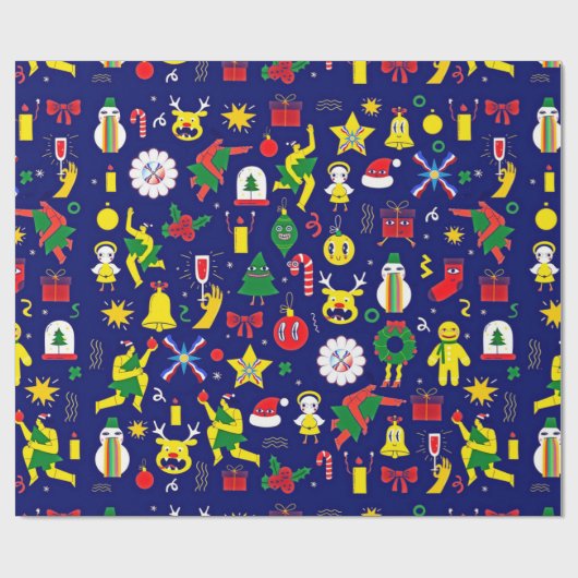 Assyrianische Weihnachtsbriefe, glänzend Geschenkpapier (Flach)