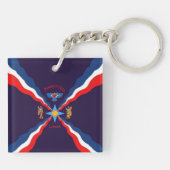 Assyrianischer Acrylischer Schlüsselanhänger (Rückseite)