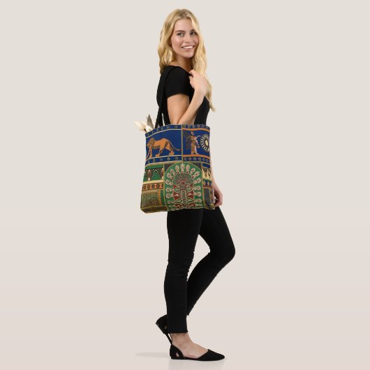 Assyrianisches Retromuster Tasche (Am Model)