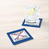 Assyrier Rechteckiger Pappuntersetzer (Vor Ort)