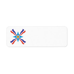 Assyrische Flagge - ATA d'Ator Address Labels