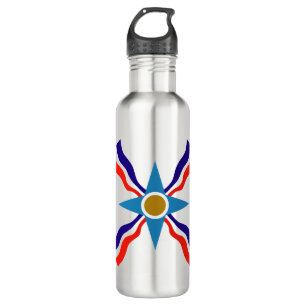 Assyrische Flagge - Ata d'Ator Stainless Steel Fla Edelstahlflasche