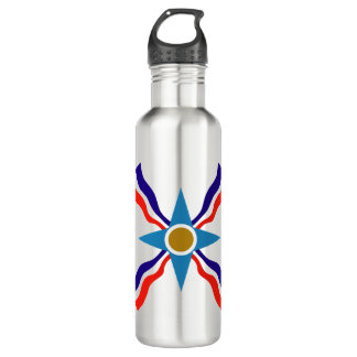 Assyrische Flagge - Ata d'Ator Stainless Steel Fla Edelstahlflasche