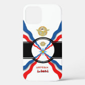 Assyrische Flagge Case-Mate iPhone Hülle (Rückseite)