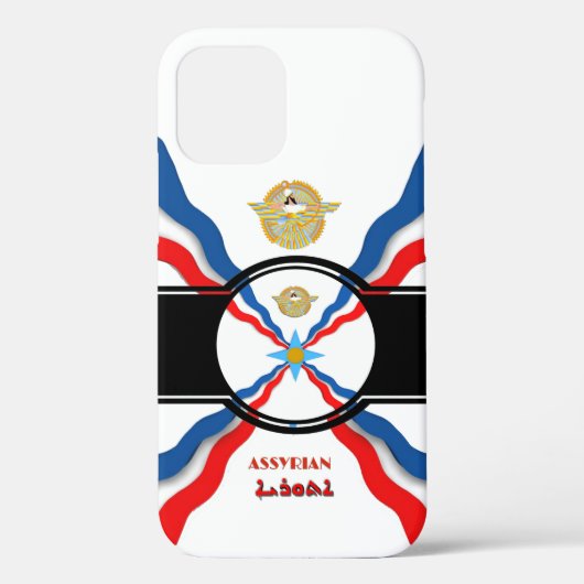 Assyrische Flagge Case-Mate iPhone Hülle (Rückseite)