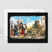 assyrische Königskarte Postkarte (Vorne/Hinten)