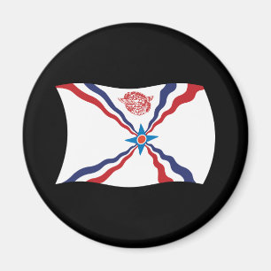 Assyrische Nationalflagge Magnet