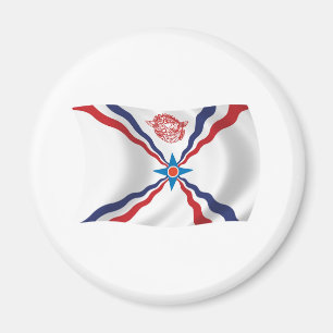 Assyrische Nationalflaggen-Magnet Magnet