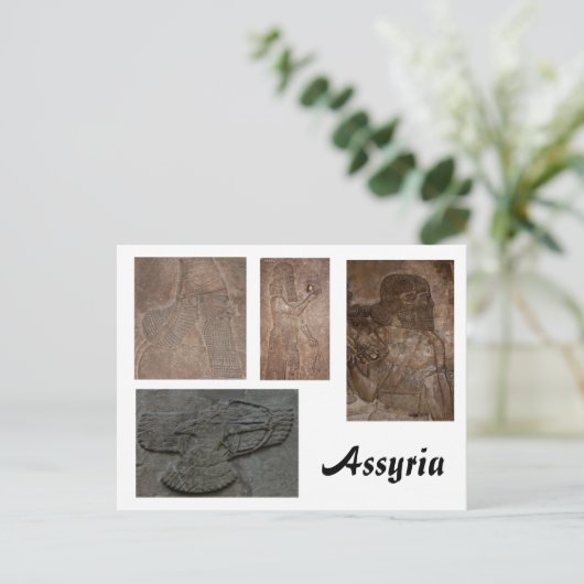Assyrische Postkarte (Stehend Vorderseite)