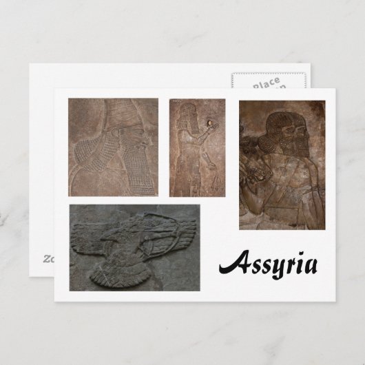Assyrische Postkarte (Vorne/Hinten)