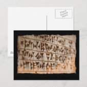 assyrische Postkarte (Vorne/Hinten)