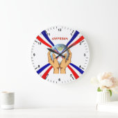 Assyrische Welt Große Wanduhr (Zuhause)