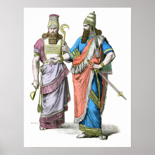 Assyrischer Hohepriester und König Poster (Vorne)