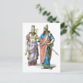 Assyrischer Hohepriester und König Postkarte (Stehend Vorderseite)
