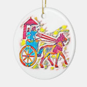 Assyrischer König Keramik Ornament (Links)