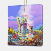 Assyrisches Neujahr Keramikornament (Links)