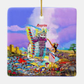 Assyrisches Neujahr Keramikornament (Rückseite)